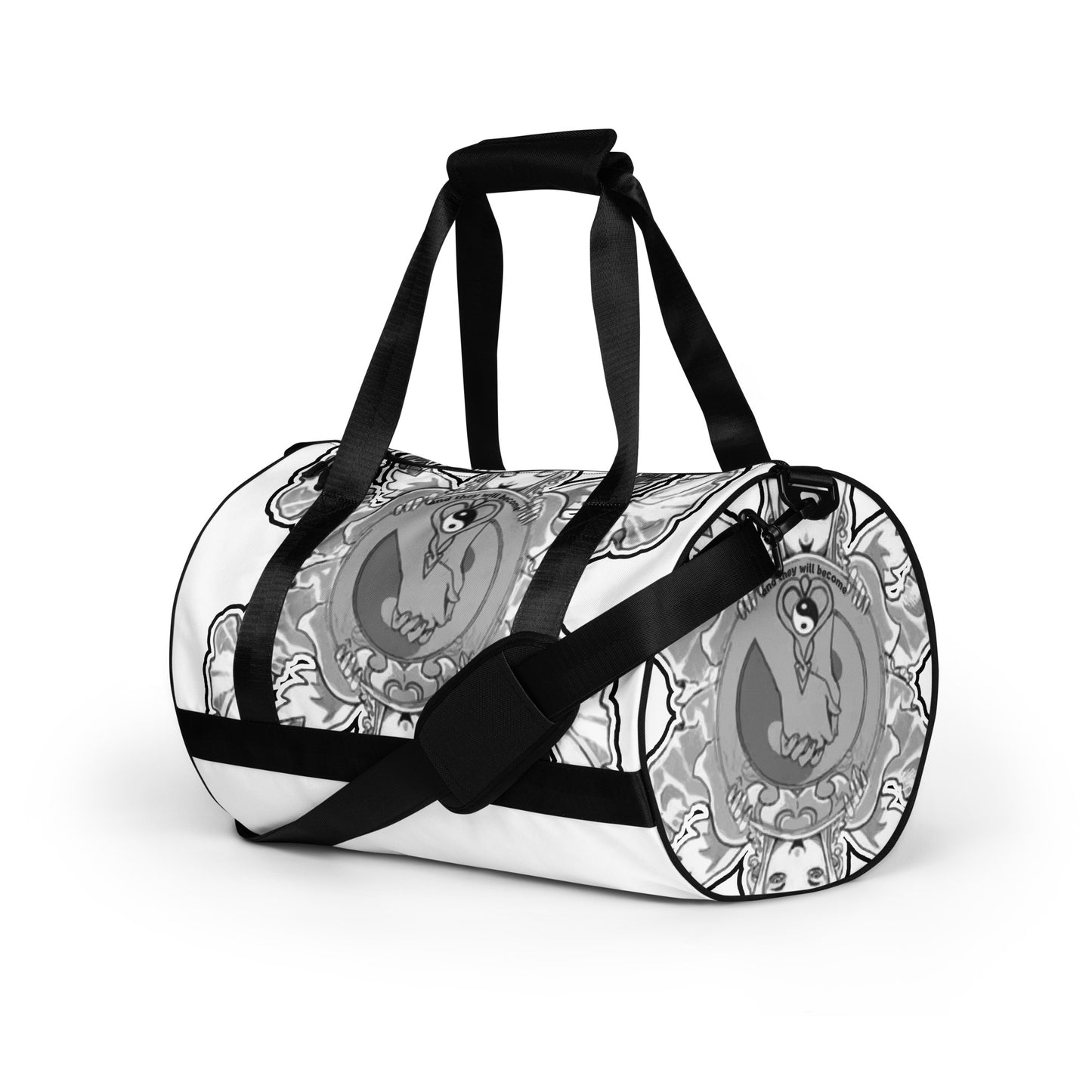 All-over print gym bag