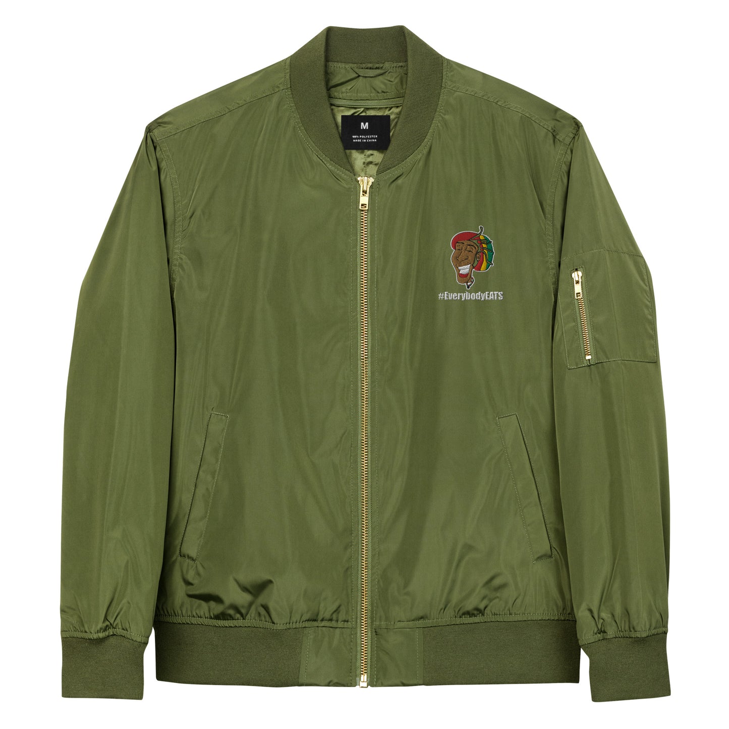 Premium recycled bomber jacket
